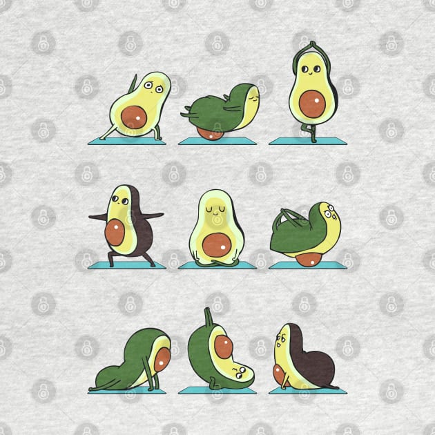 Avocado Yoga by huebucket